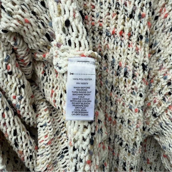 Cupio Women’s Knit Sweater Chunky Speckled Confetti Cream Polyester 3XL - Picture 7 of 8